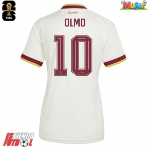 España Dani Olmo #10 Segunda Equipación Mujer Mundial 2026 Manga Corta